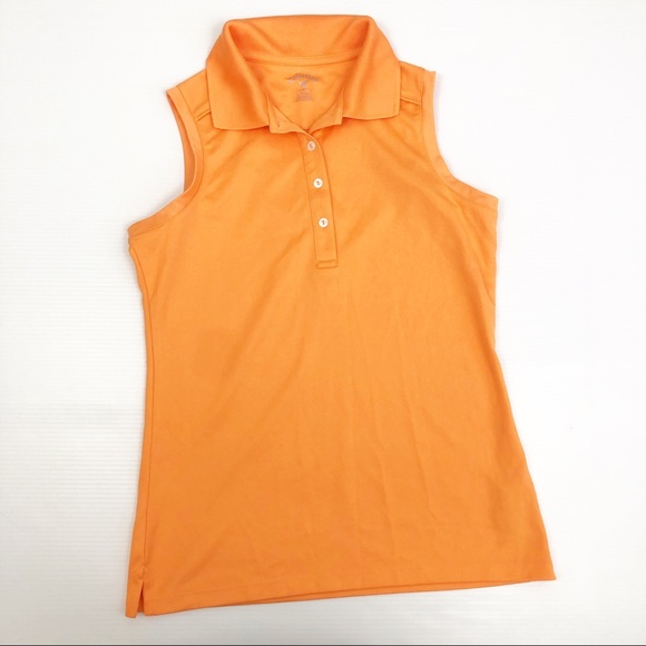 Callaway Tops - Callaway Orange Golf Polo Tank
